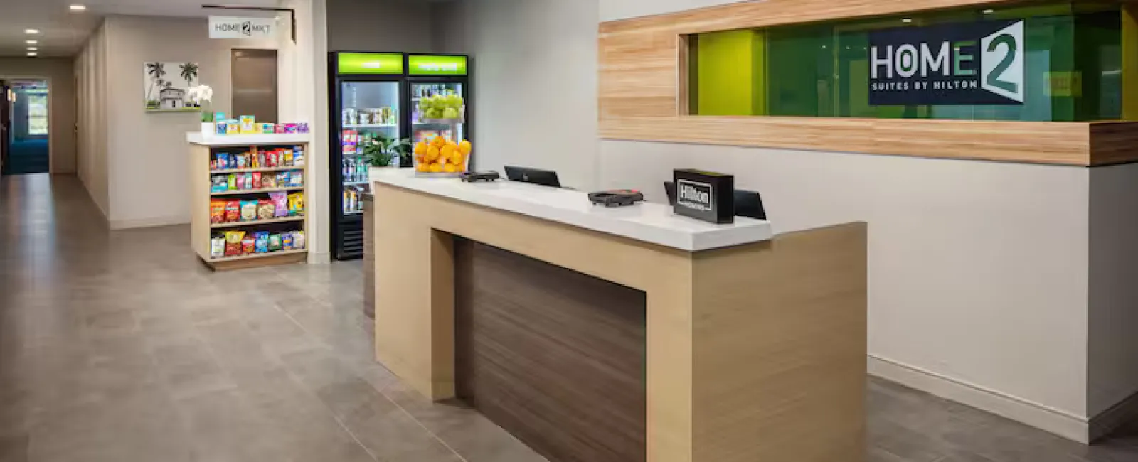 Home2 Suites by Hilton Custom Front Desk Millwork