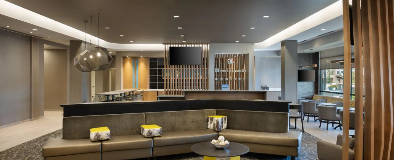 Springhill Suites by Marriott Public Area Custom Lobby Weave Wall