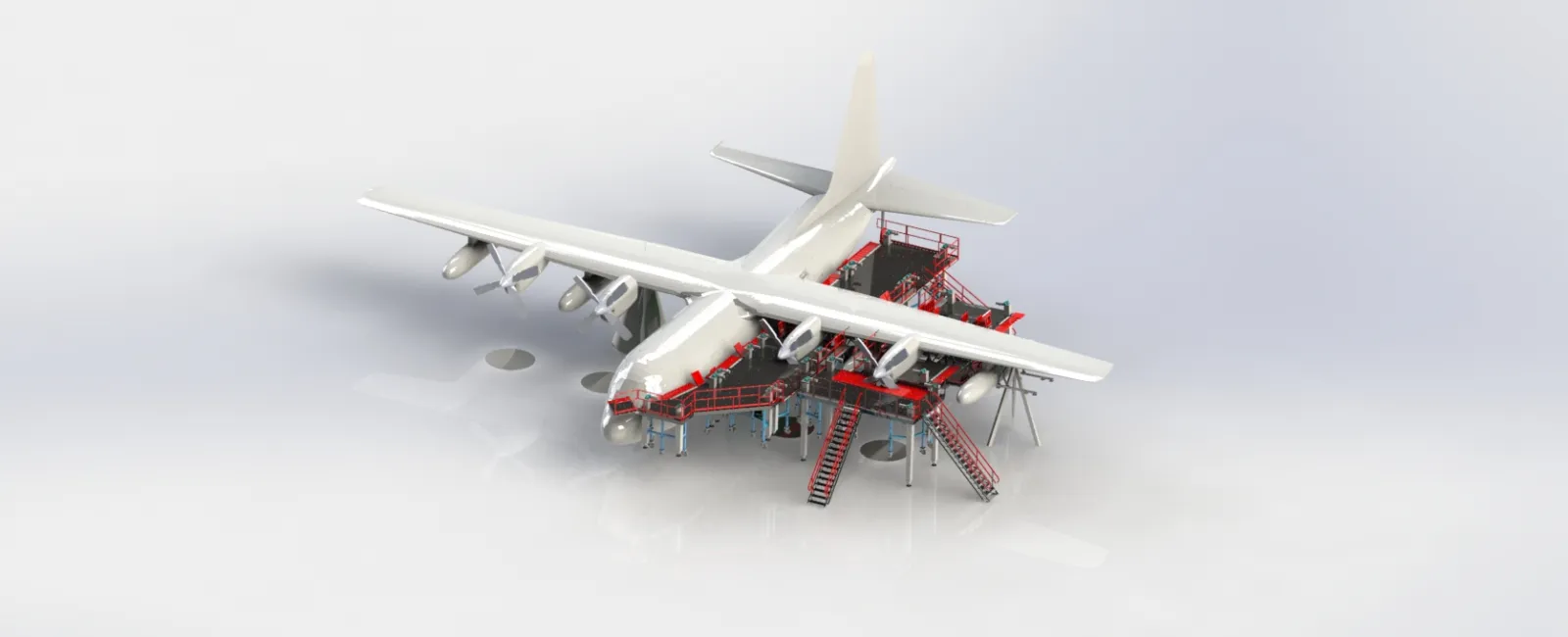 a small airplane flying