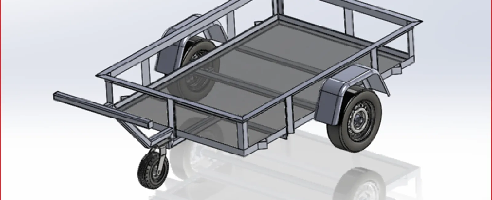 a grey and white shopping cart