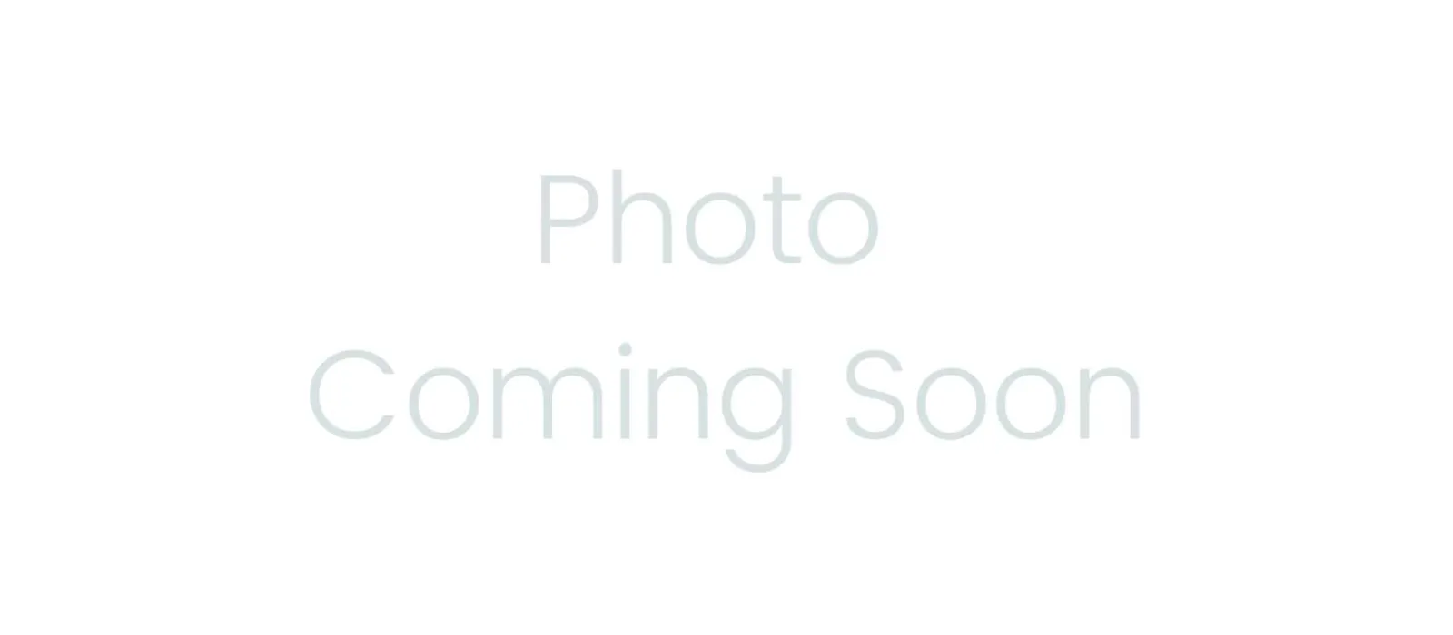 Placeholder image with text 'Photo Coming Soon' on plain white background.