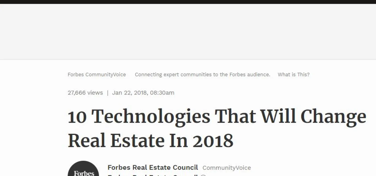 10 Technologies That Will Change Real Estate In 2018