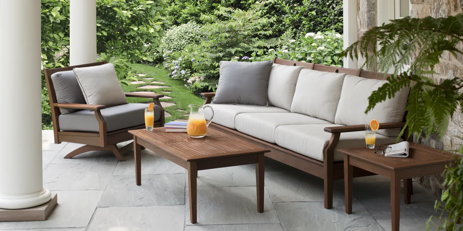 Wood Deep Seating