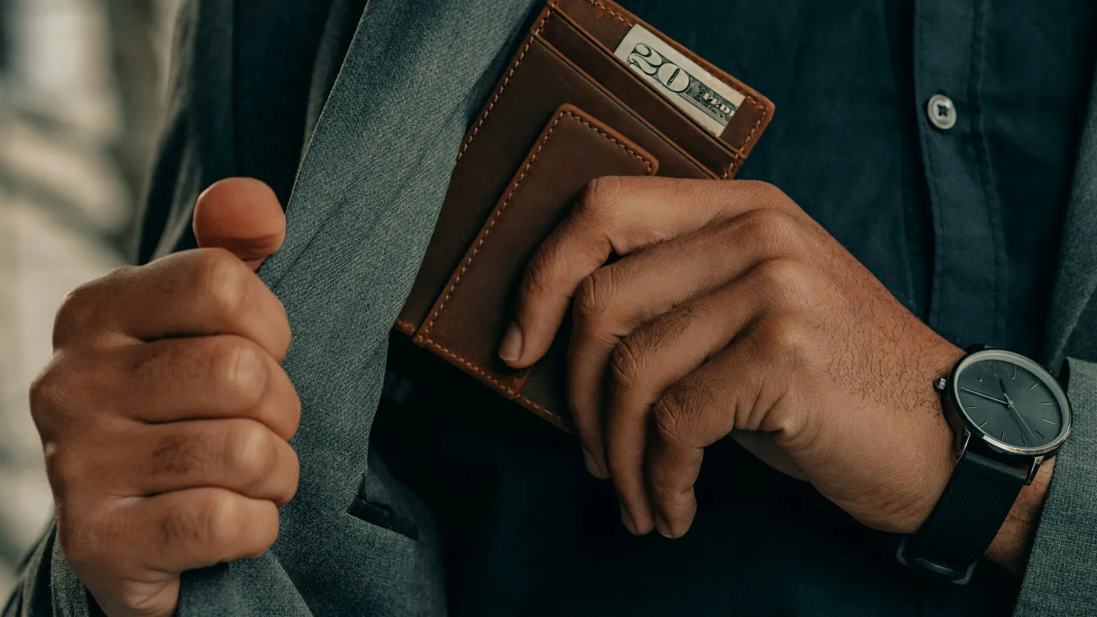 a man holding a book