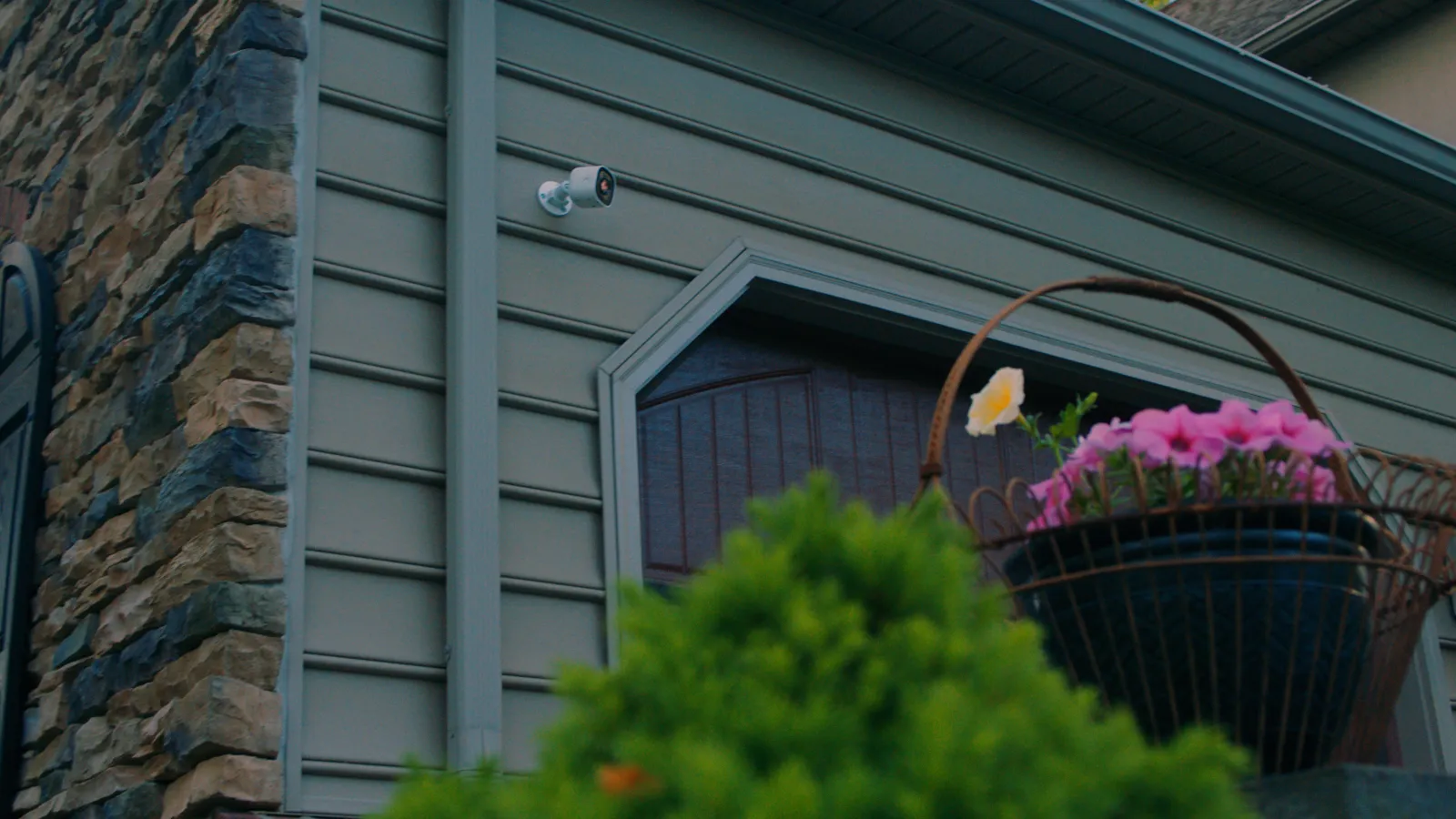 an exterior camera