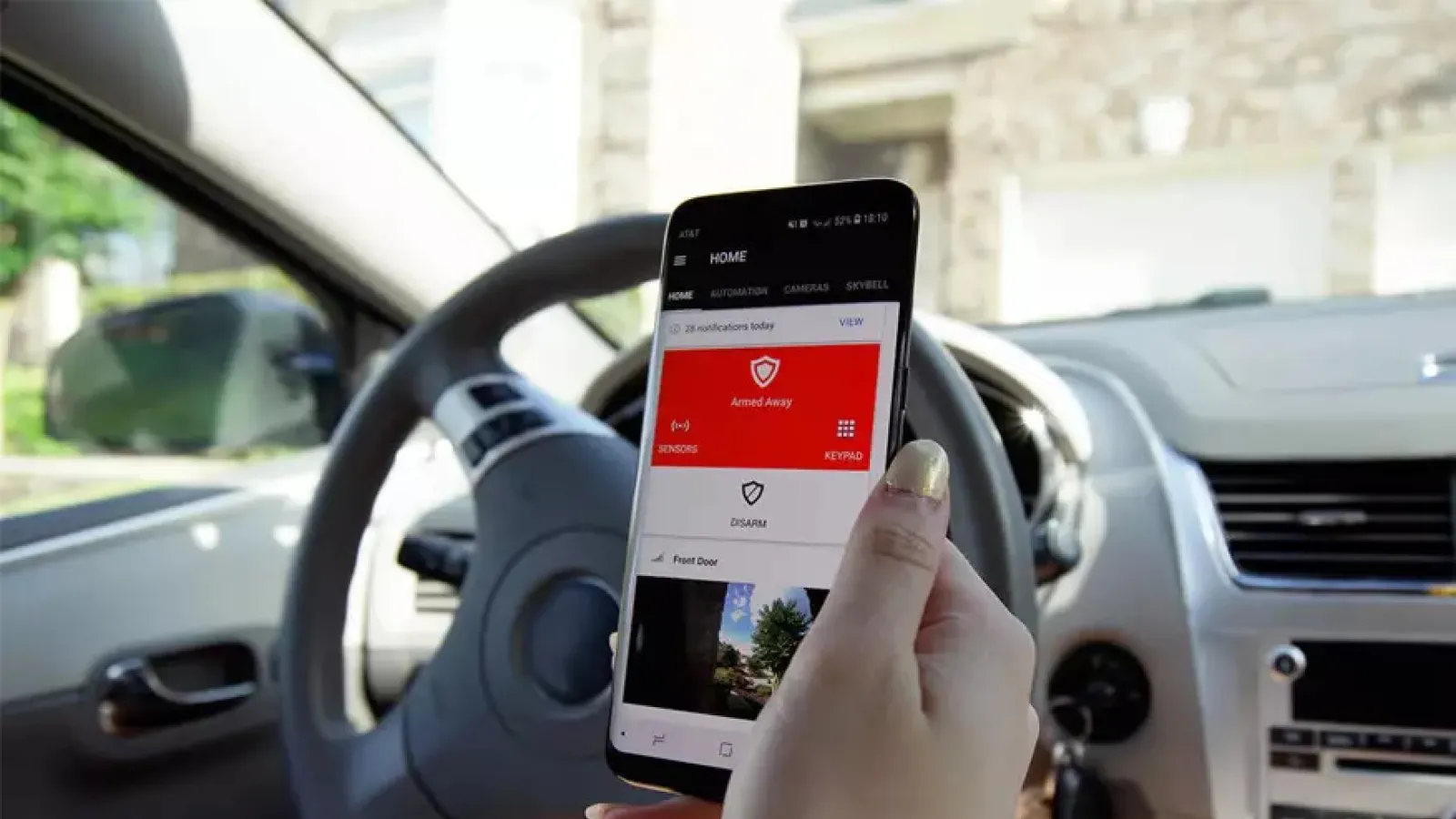 a person holding a phone