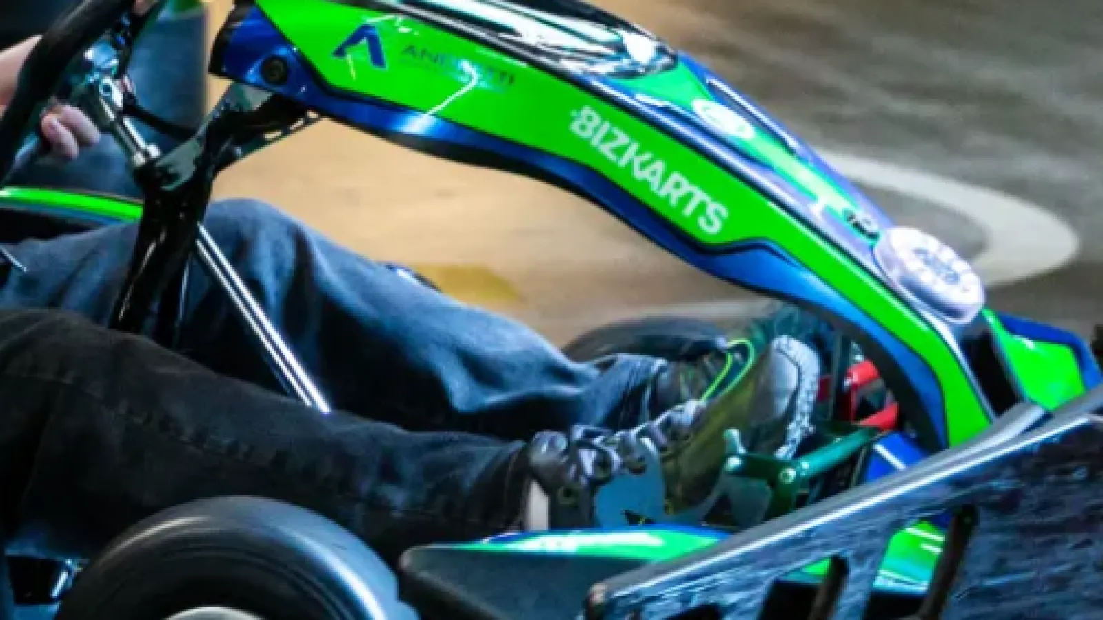 a person in a vehicle