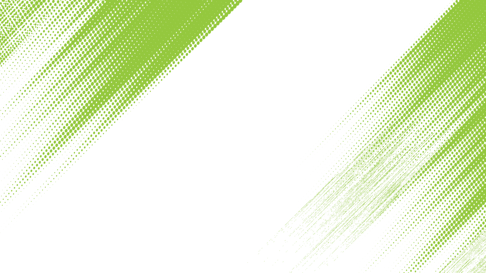 Green and black abstract diagonal streaks with a digital pixelated texture on a black background.