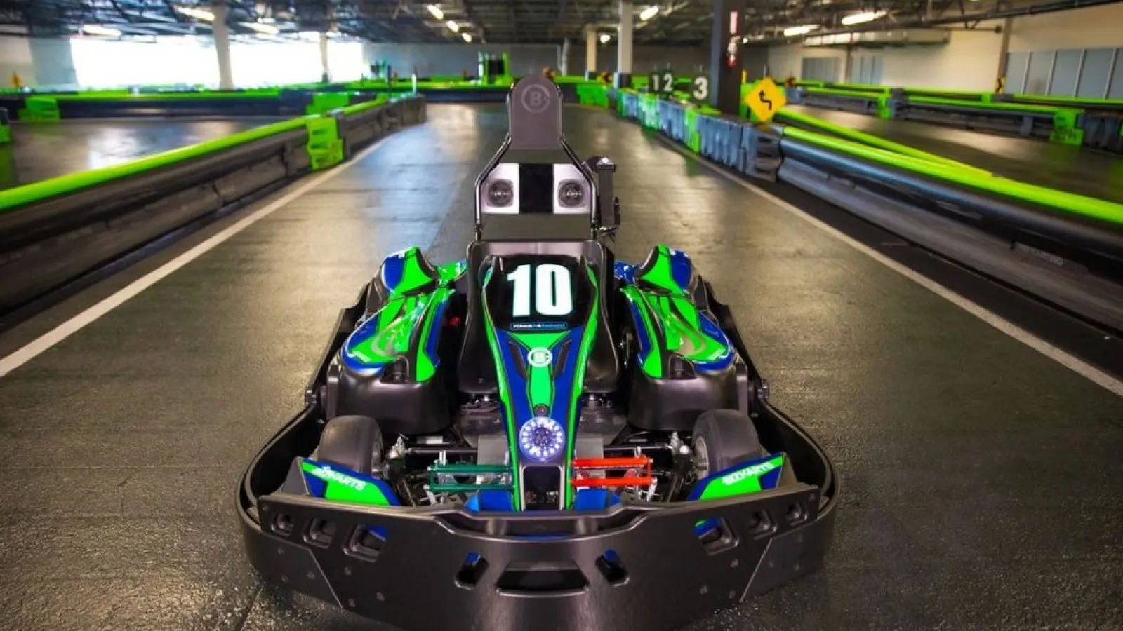 a race car on a track