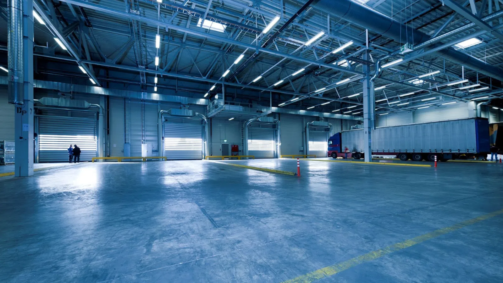 a large empty warehouse