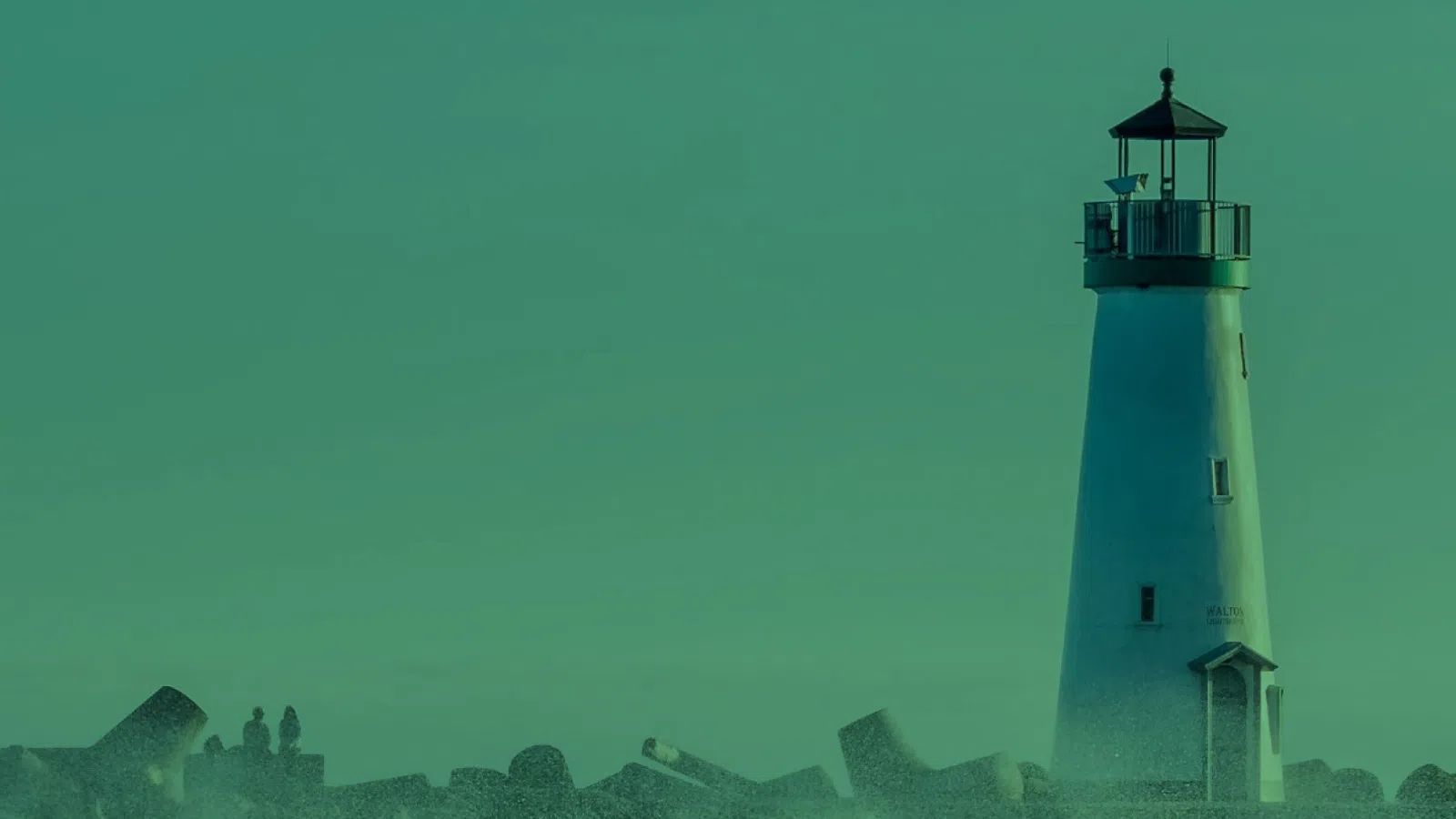 a lighthouse on a hill