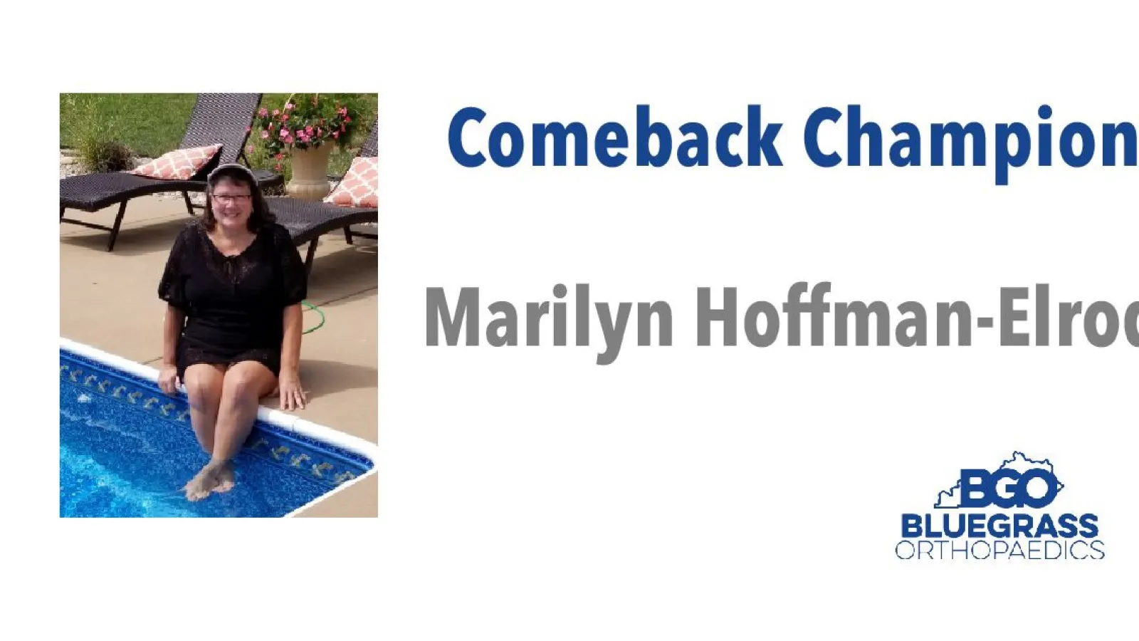  															Marilyn Hoffman-Elrod:  Comeback Champion														