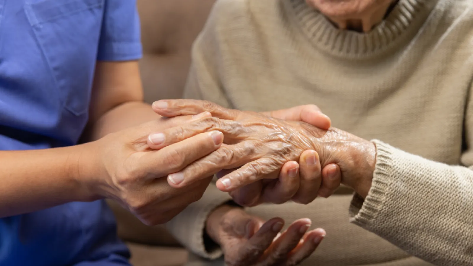 a group of people holding hands