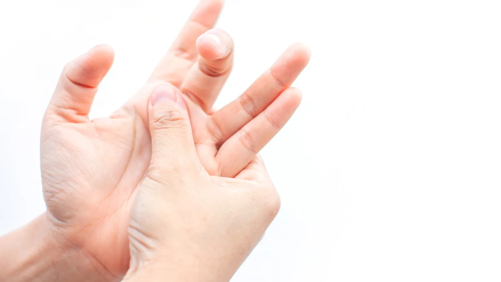 a close-up of a hand