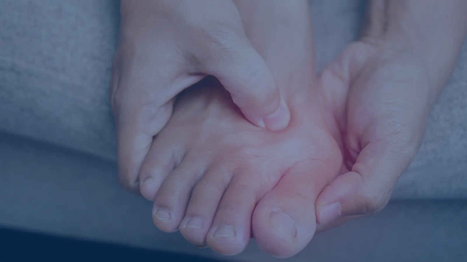 a close-up of a baby's hand