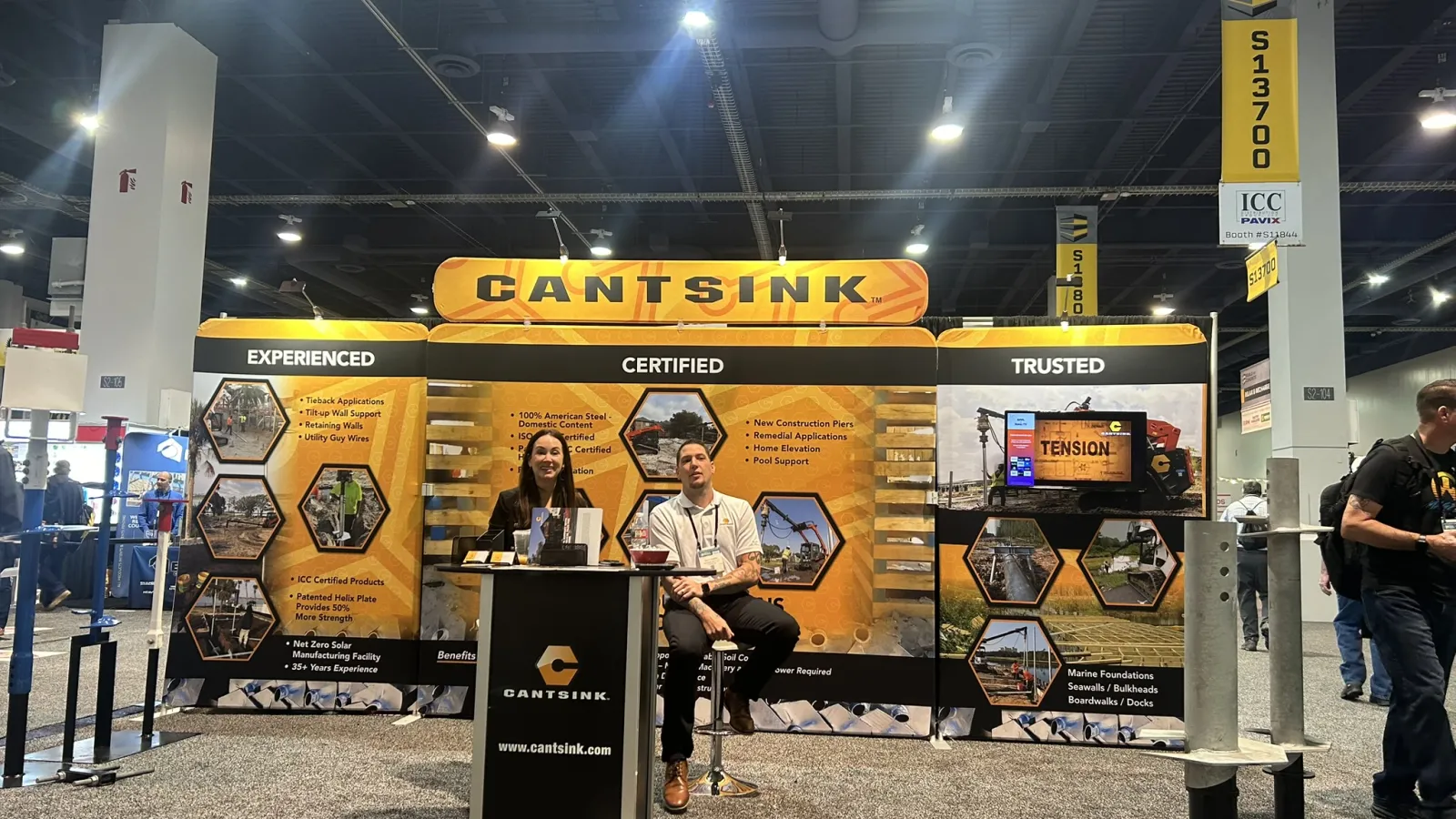 A Cantsink Display Booth - Trade Show