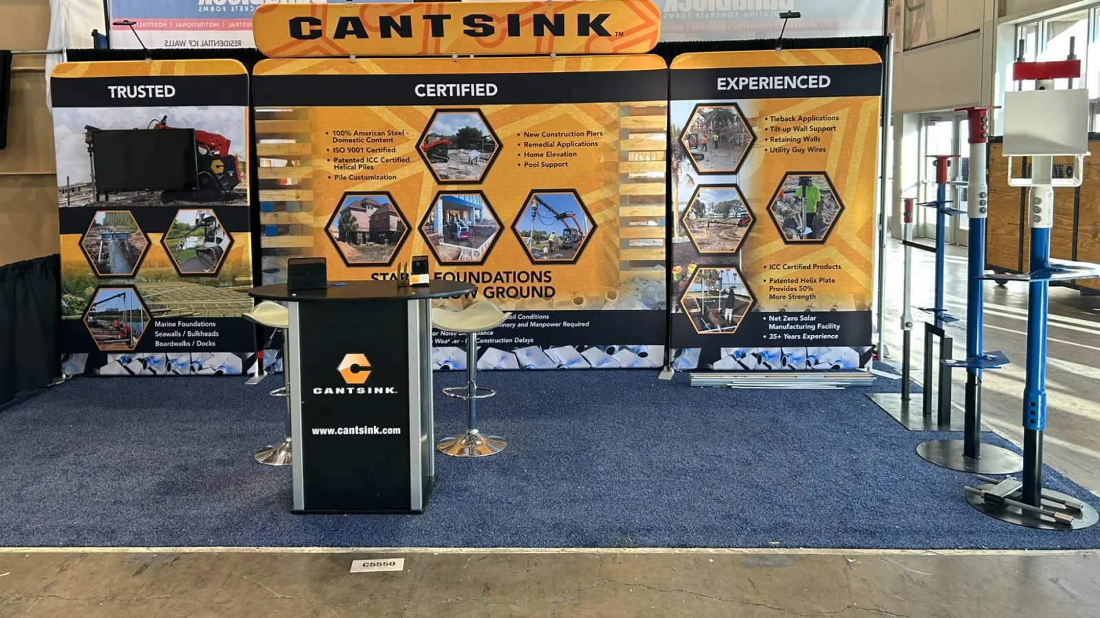 Cantsink Trade Show Booth