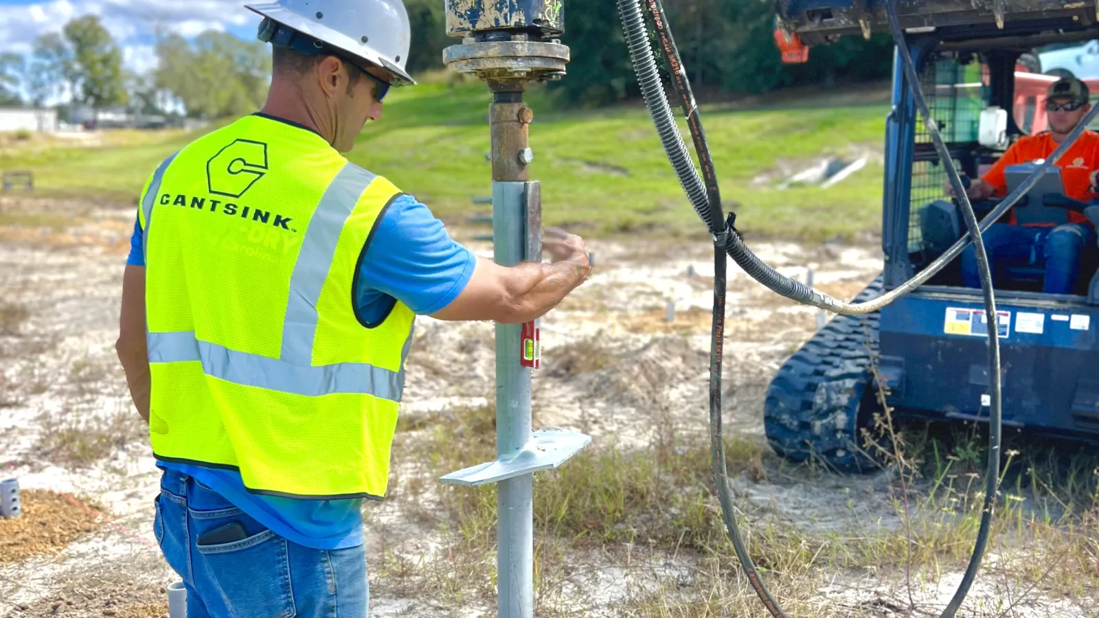 Helical Pile Support for Stabilization