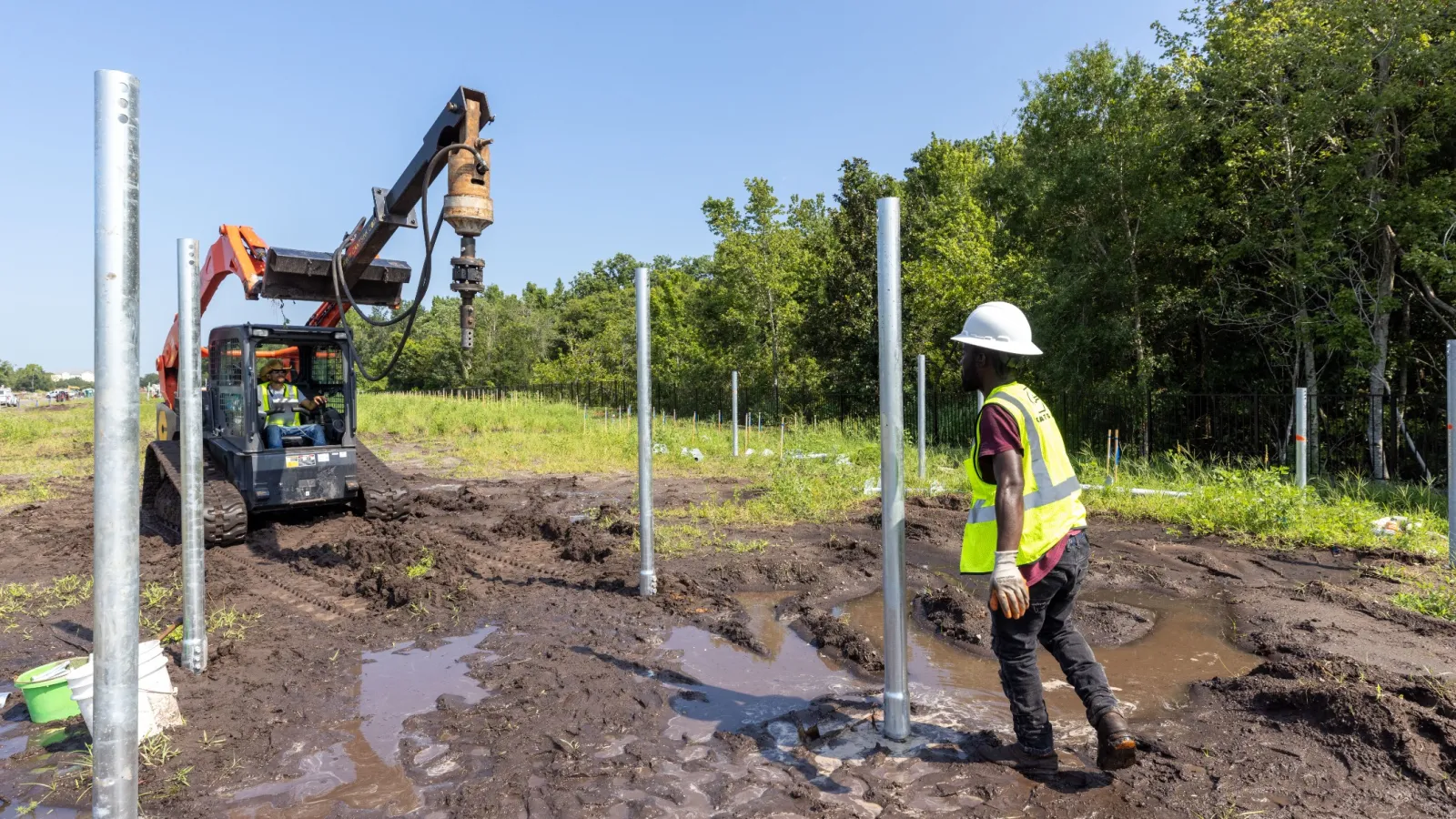 Cantsink Georgia Helical Pile Installation