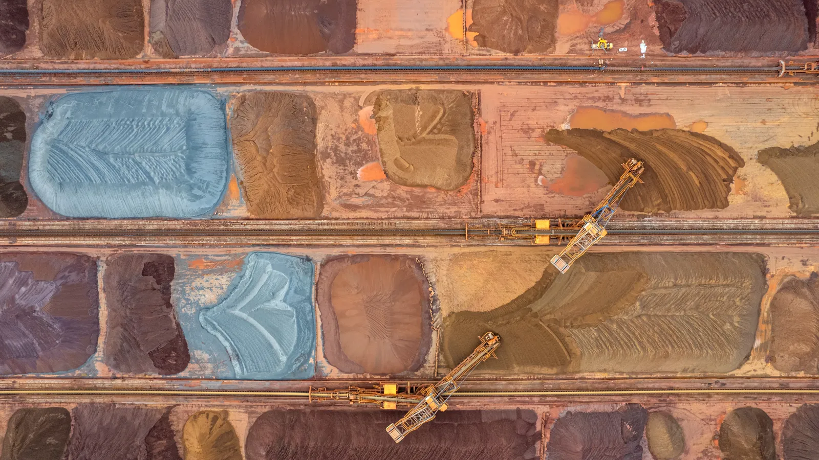 a group of different colored cloths