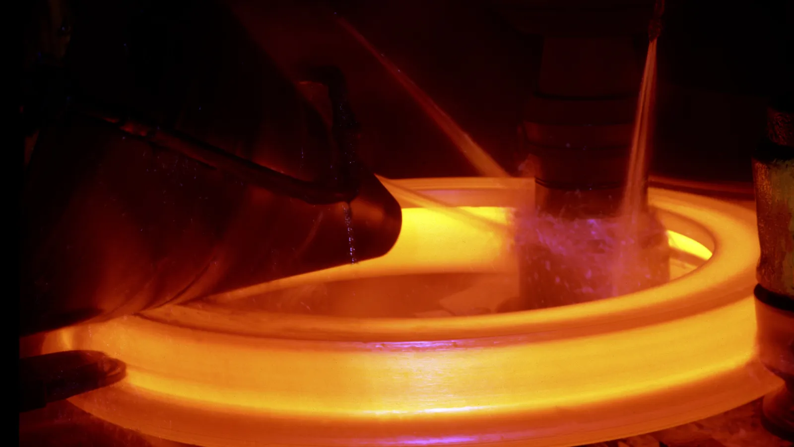 a close-up of a flame