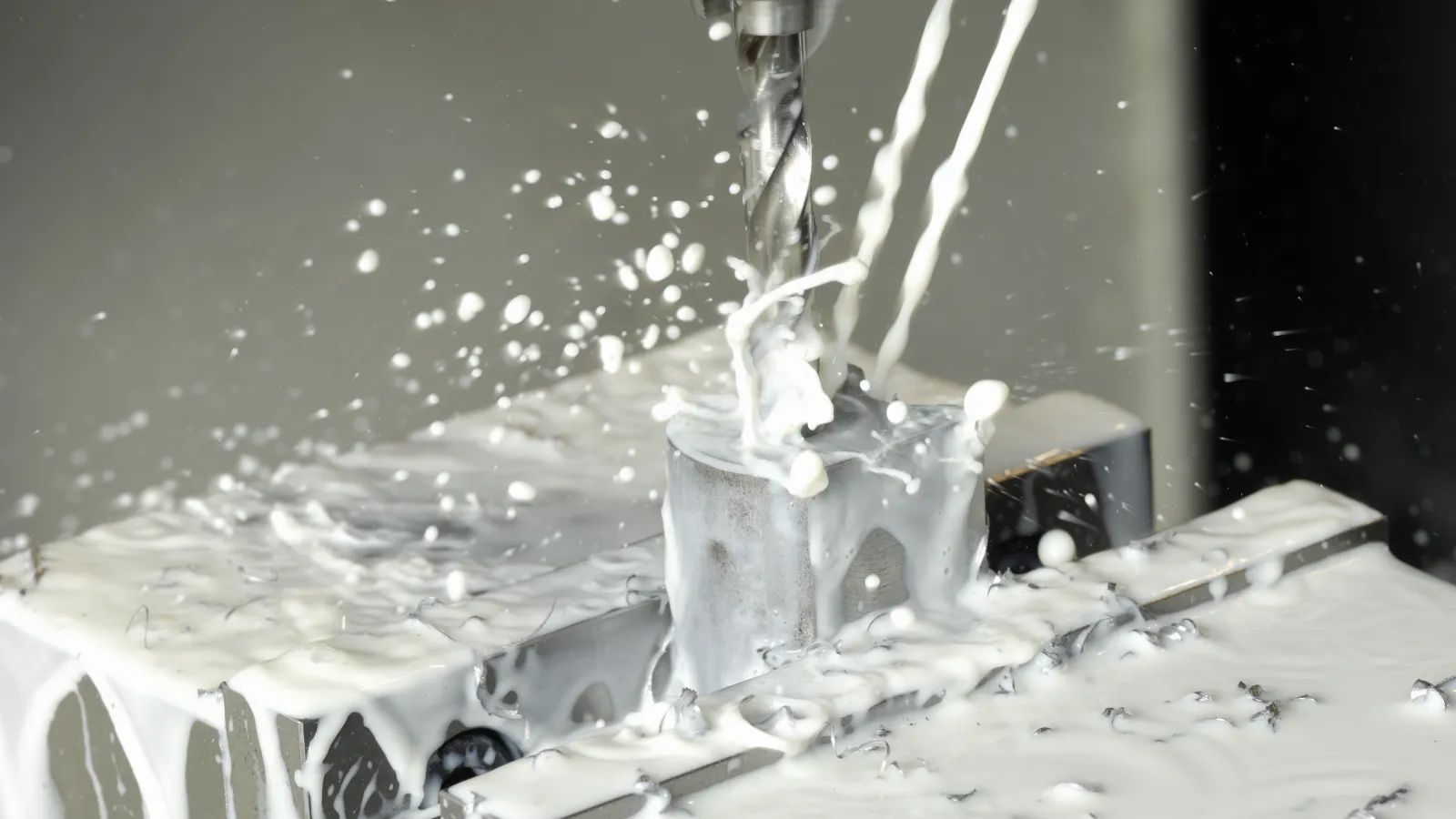 a machine with water pouring out of it