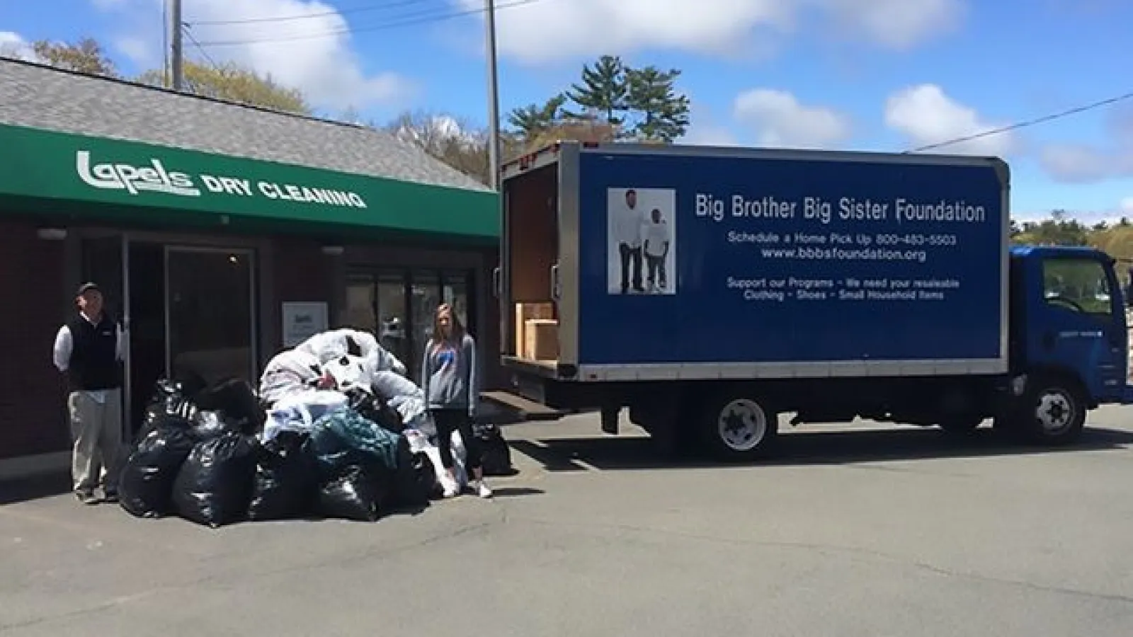 Lapels Dry Cleaning kicks off 15th annual clothing drive to benefit Big Brother Big Sister and celebrate Earth Day