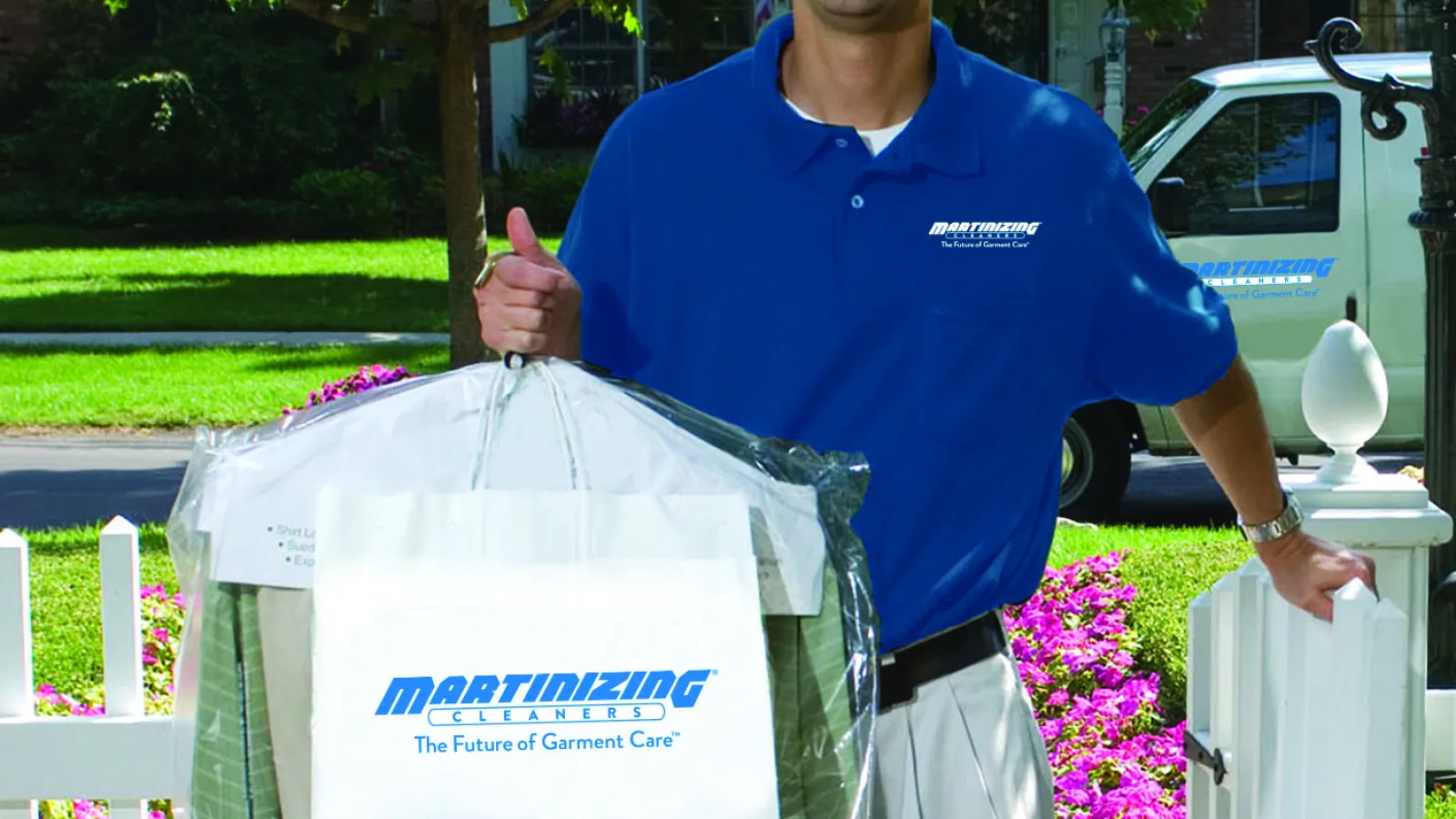 a man holding a large box