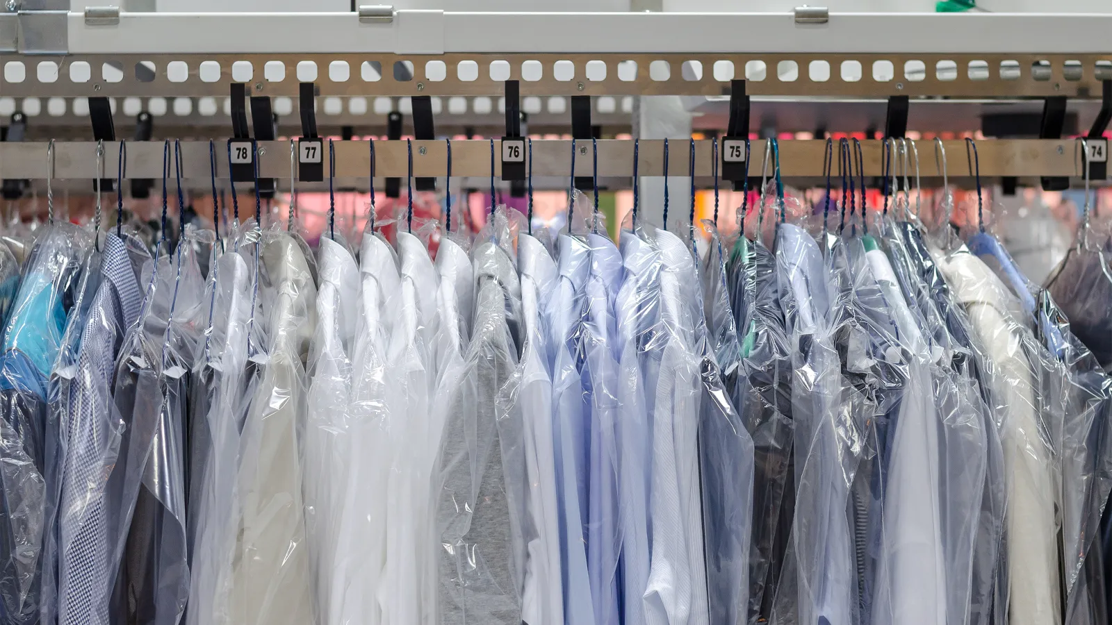 a store with a lot of clothes