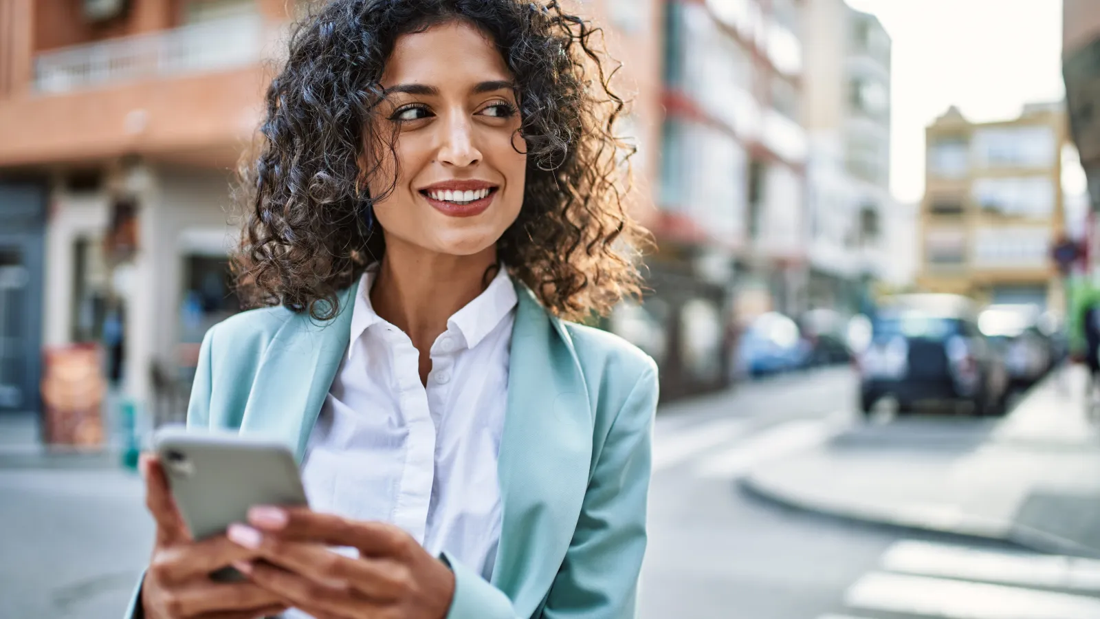 a person holding a phone