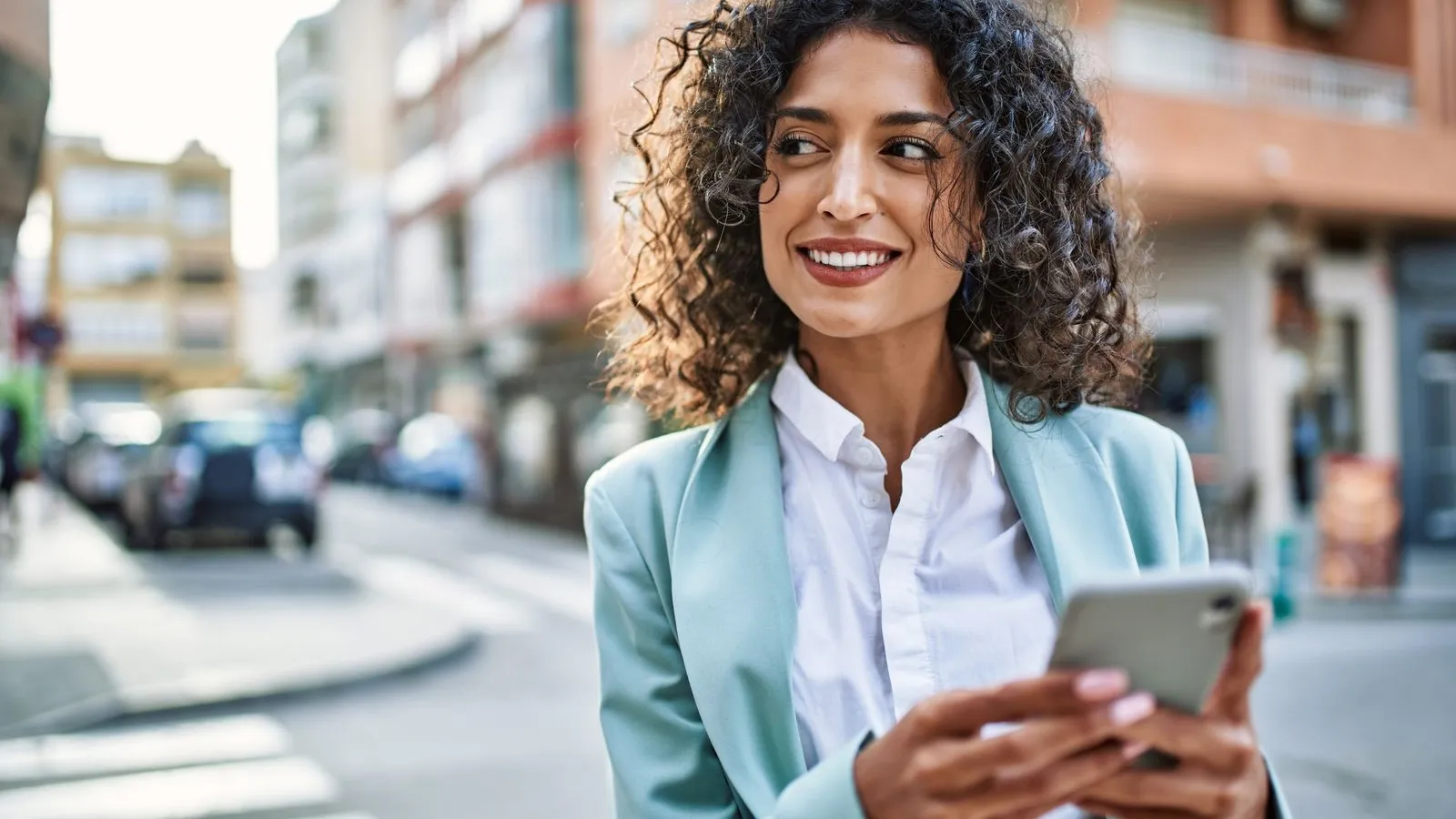 a person holding a phone
