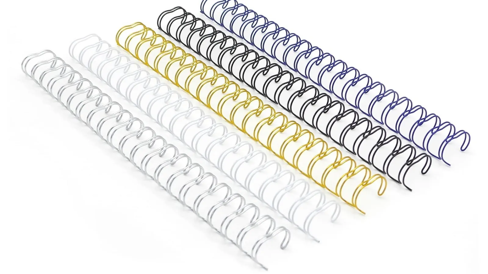 An Assortment of Wire-O Binding Spines