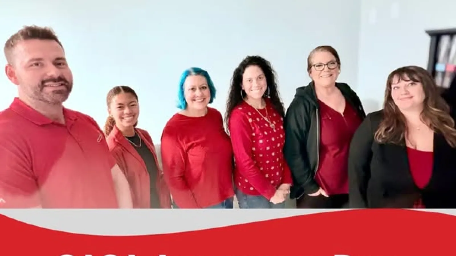 Wearing Red for CASA Awareness Day ❤️