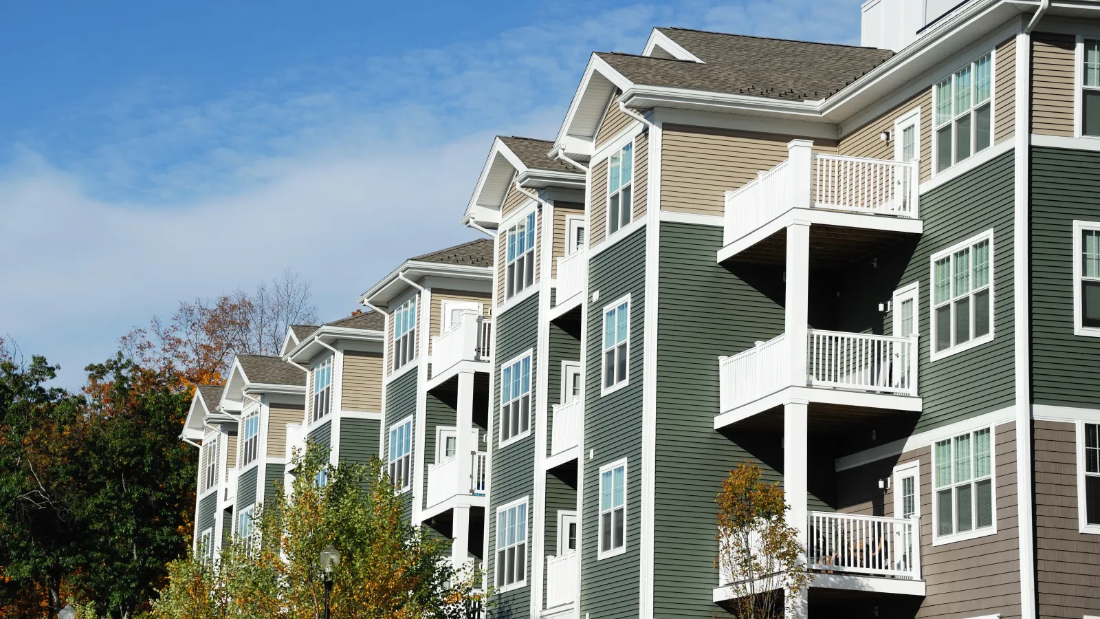 a row of houses