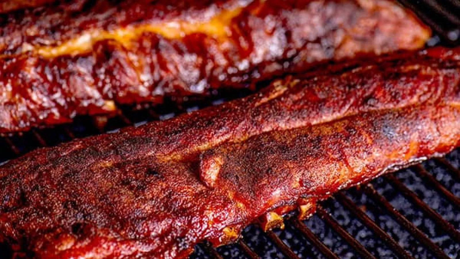 a close up of some meat