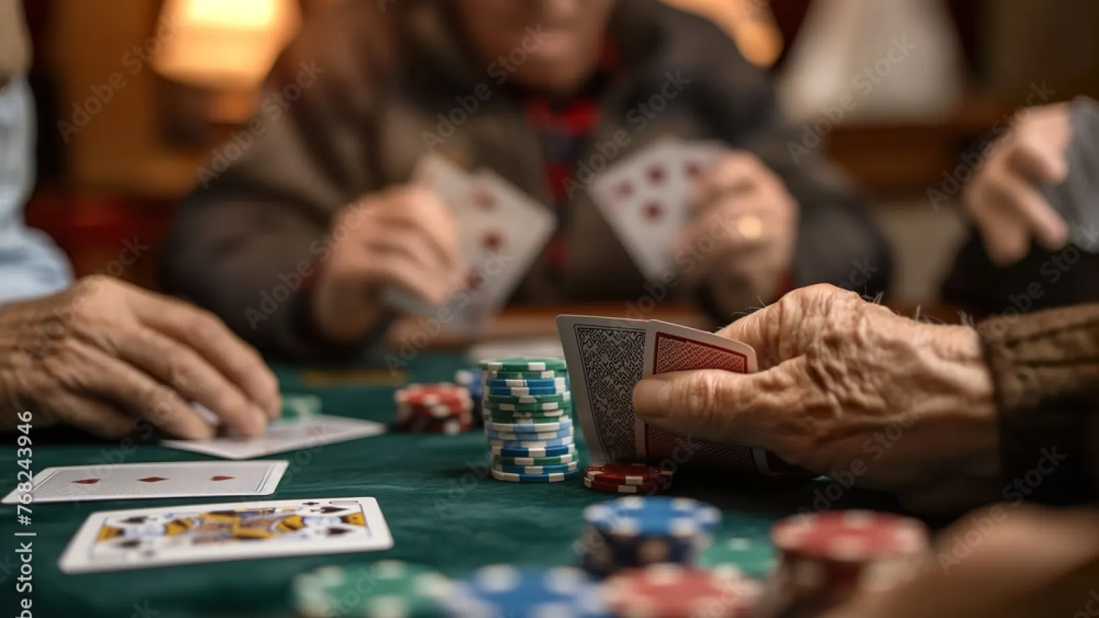 a group of people playing a board game