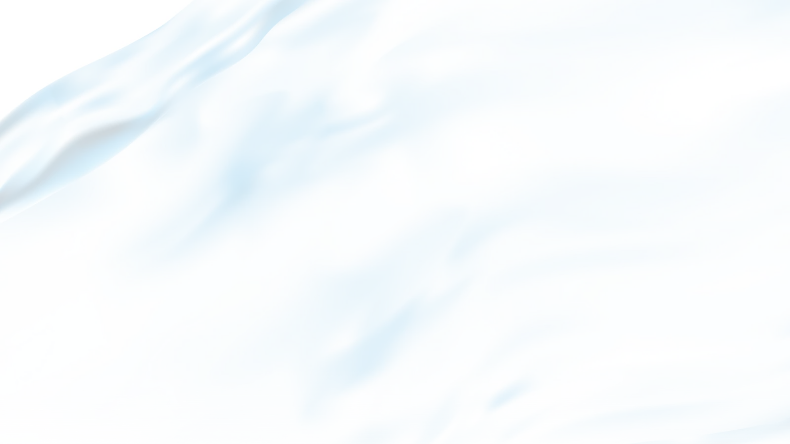 Abstract flowing blue and white waves creating a smooth, watery texture with soft gradients and motion.
