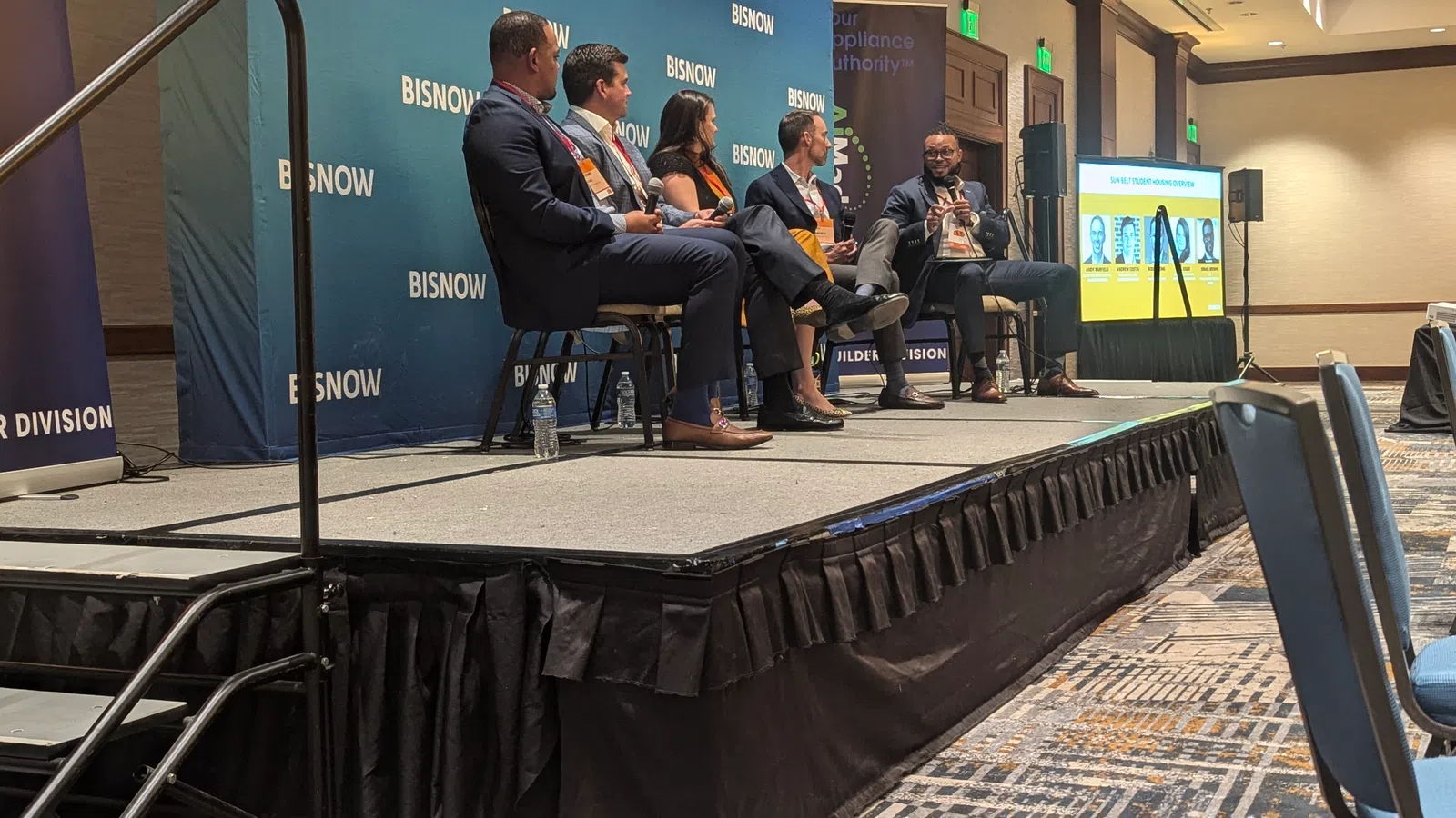CEO and Founder Israel Brown at Bisnow conference