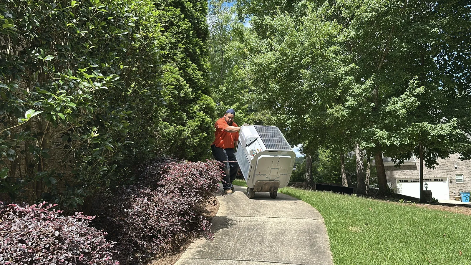 Estes Installing a Heat Pump thanks to the Georgia HEAR Programs Rebate