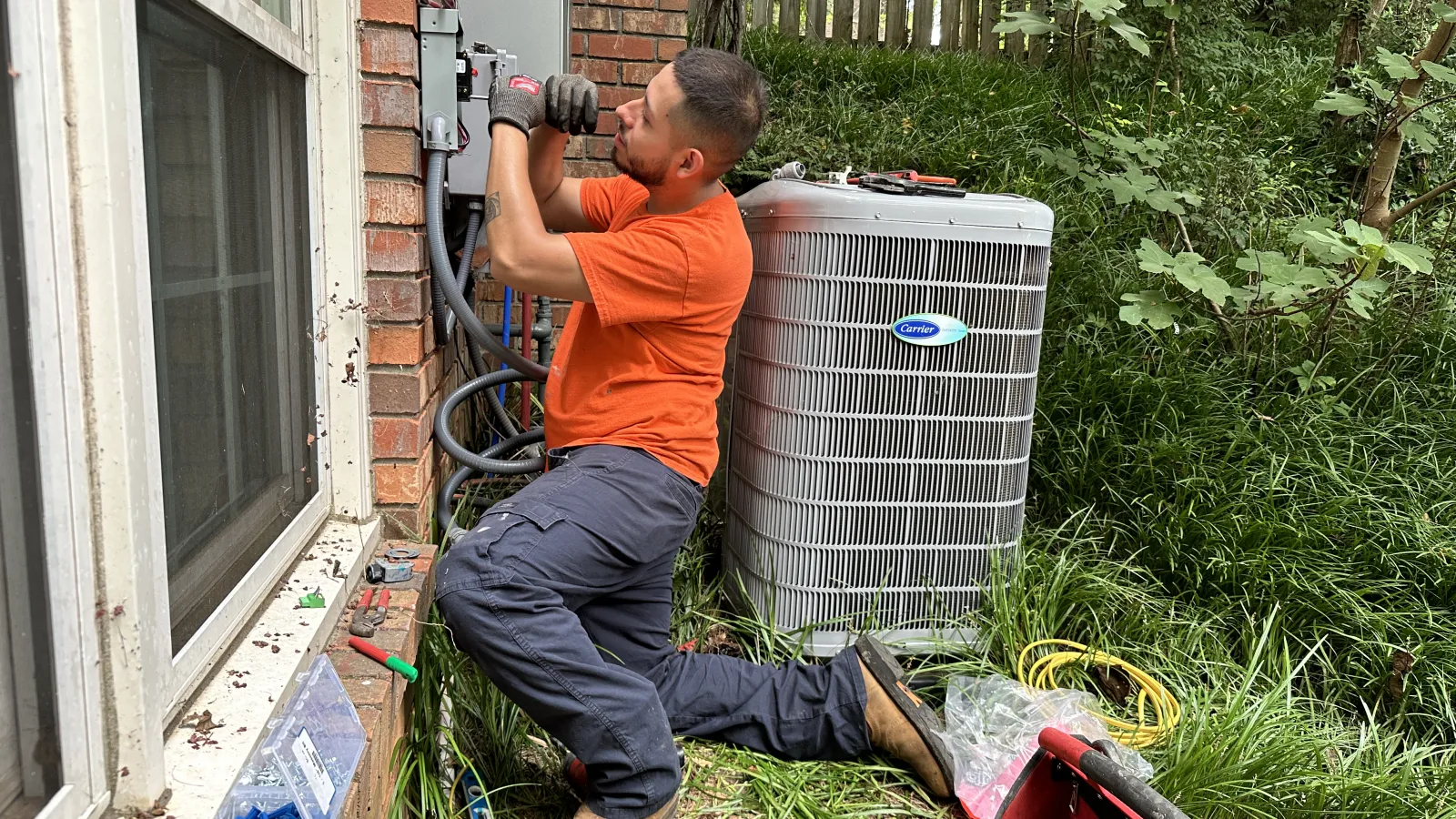 New HVAC System in Dunwoody, Georgia installed by Estes Services, Heat, Air, Plumbing and Electrical