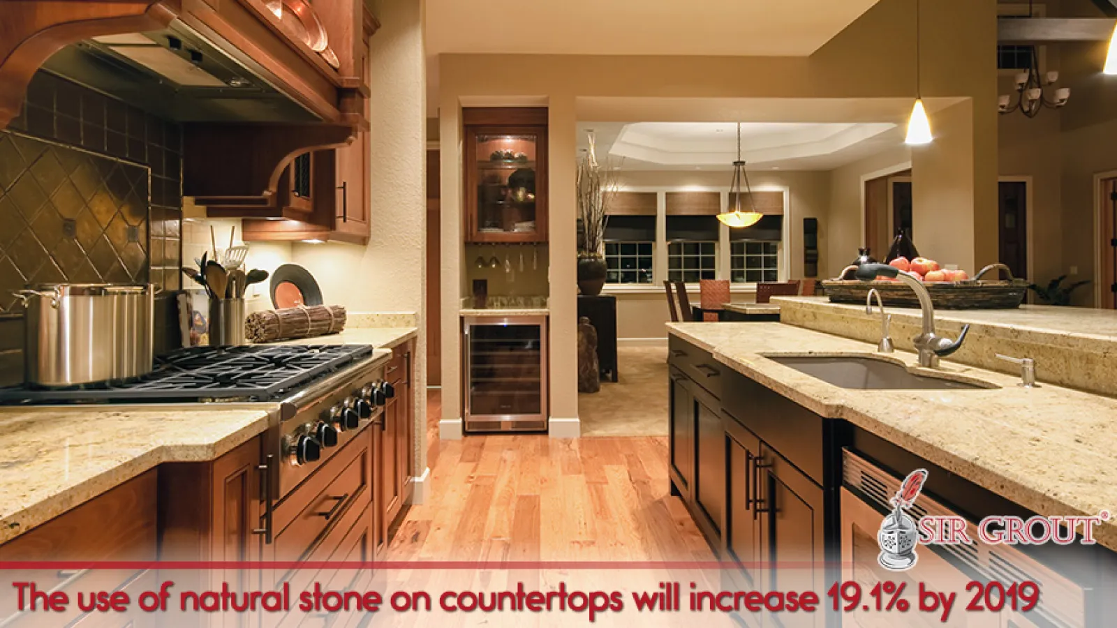 The Increasing Demand for Natural Stone Countertops Provides Great Opportunities for a Sir Grout Franchise