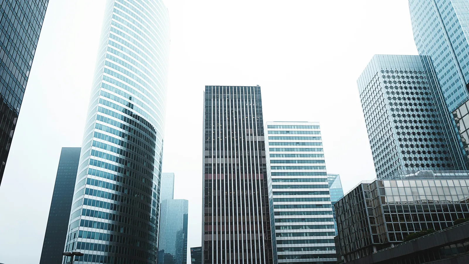 a group of tall buildings