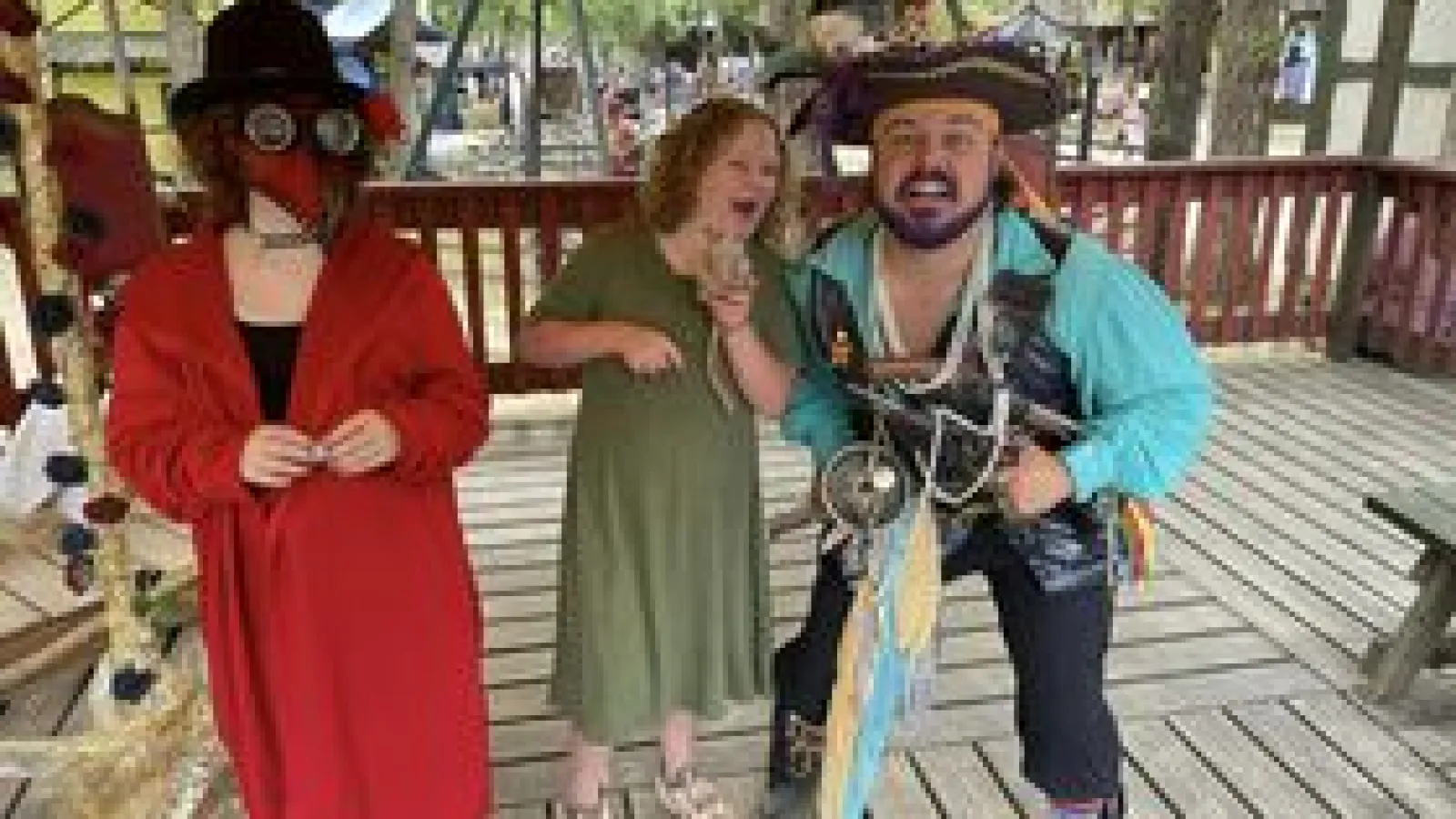 a group of people posing for a photo