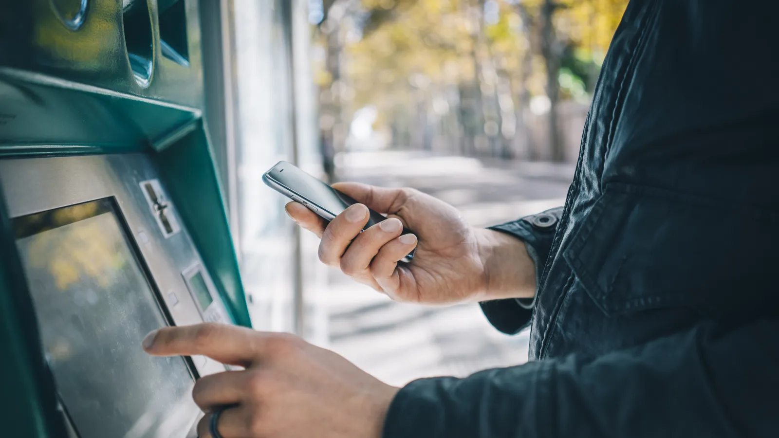 a person holding a phone
