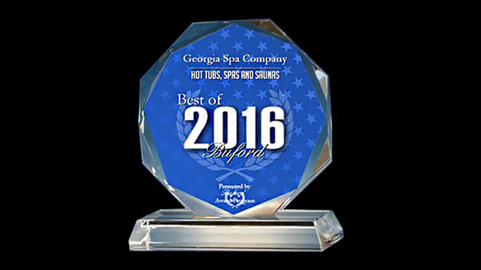 Georgia Spa Company Receives 2016 Best of Buford Award