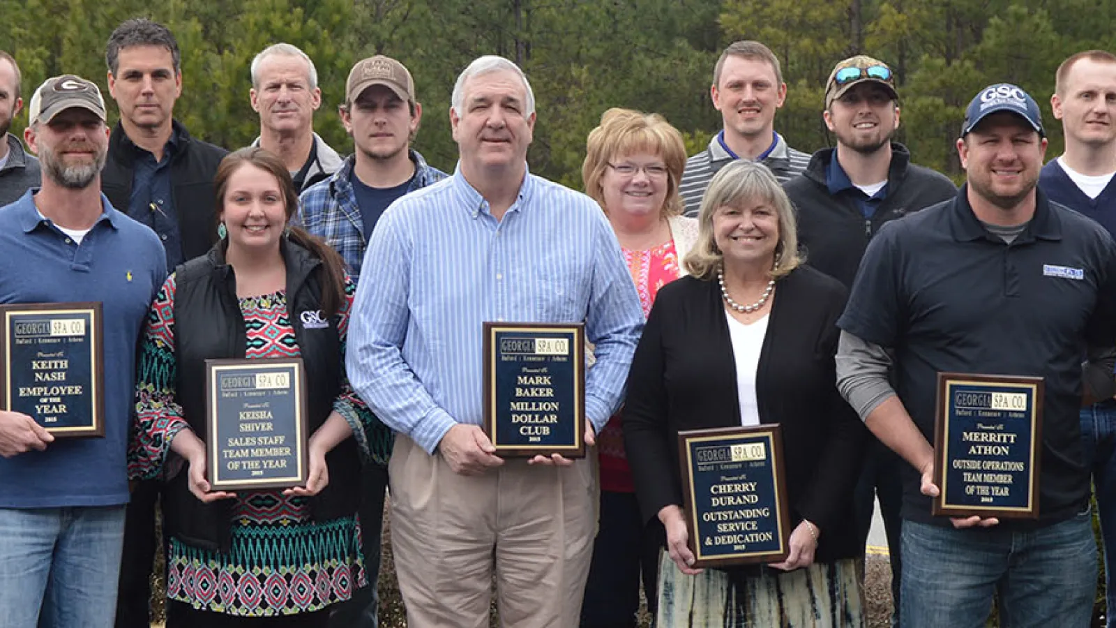 Georgia Spa Company 2015 Staff Awards