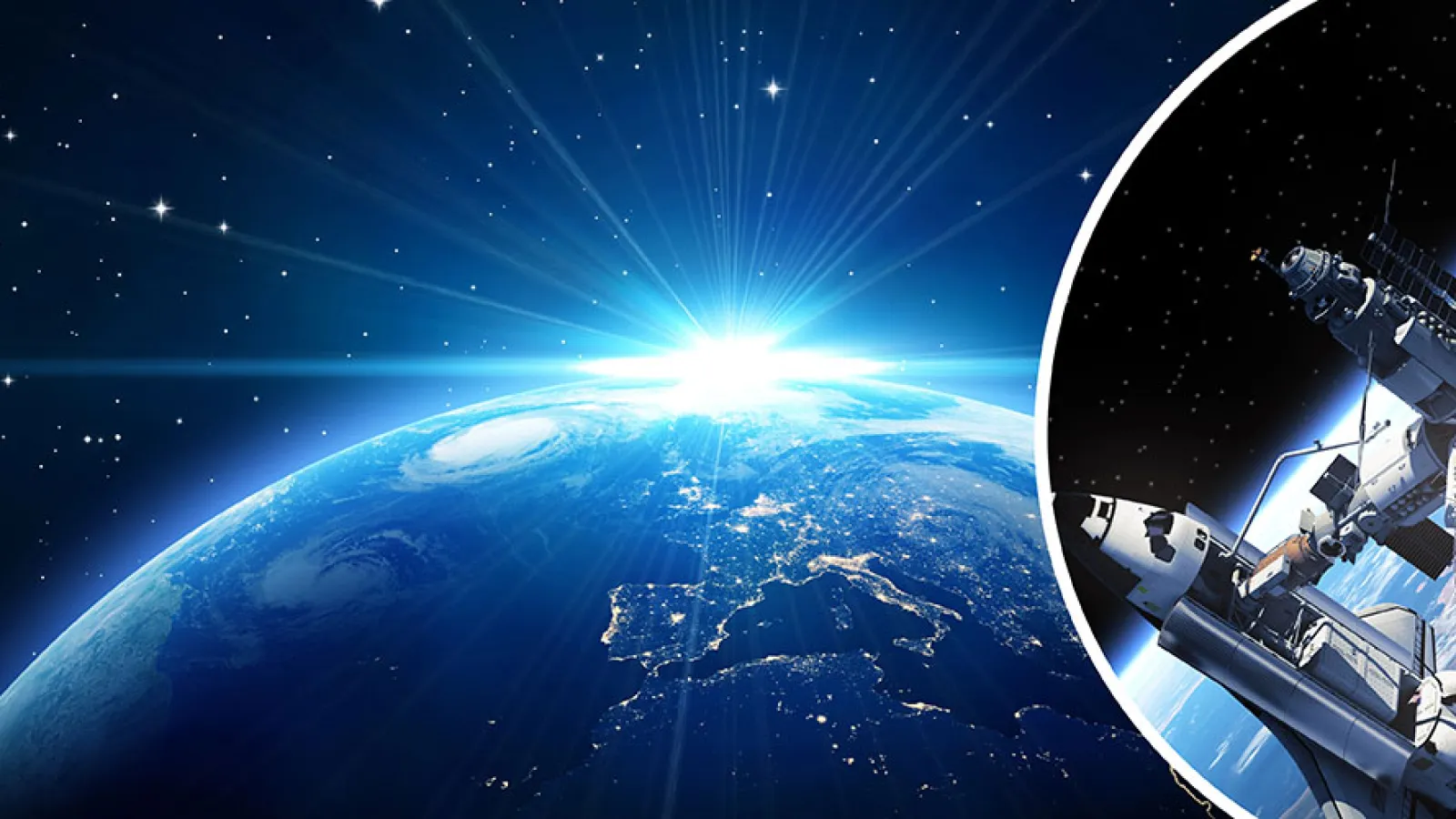 International Space Station and Earth