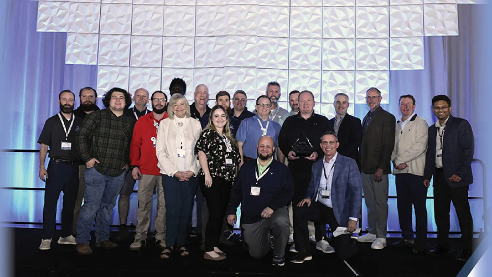 Georgia Spa Company employees accept award