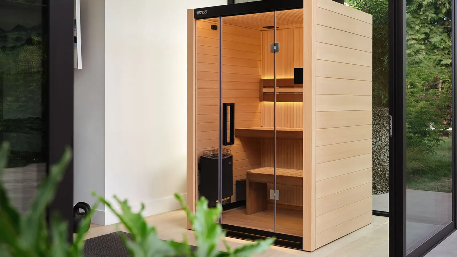 a sauna