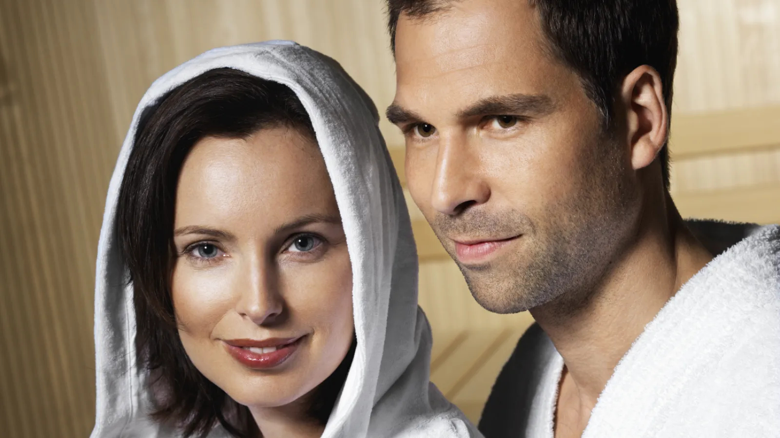 people in a sauna